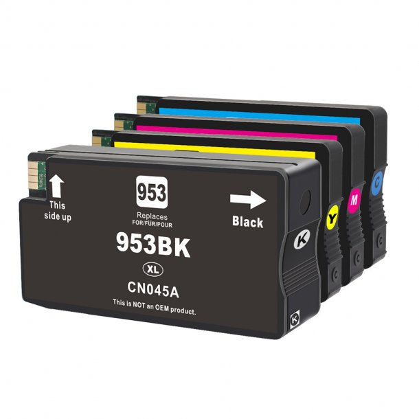 HP 953XL Sort Blækpatron 2000 Sider - www.ink-house.dk